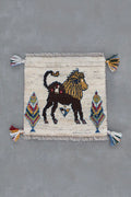 ライオンギャッベ 約41×43cm