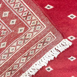 パキスタン絨毯 赤