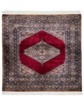 パキスタン絨毯 シルクタッチ 約89×92cm
