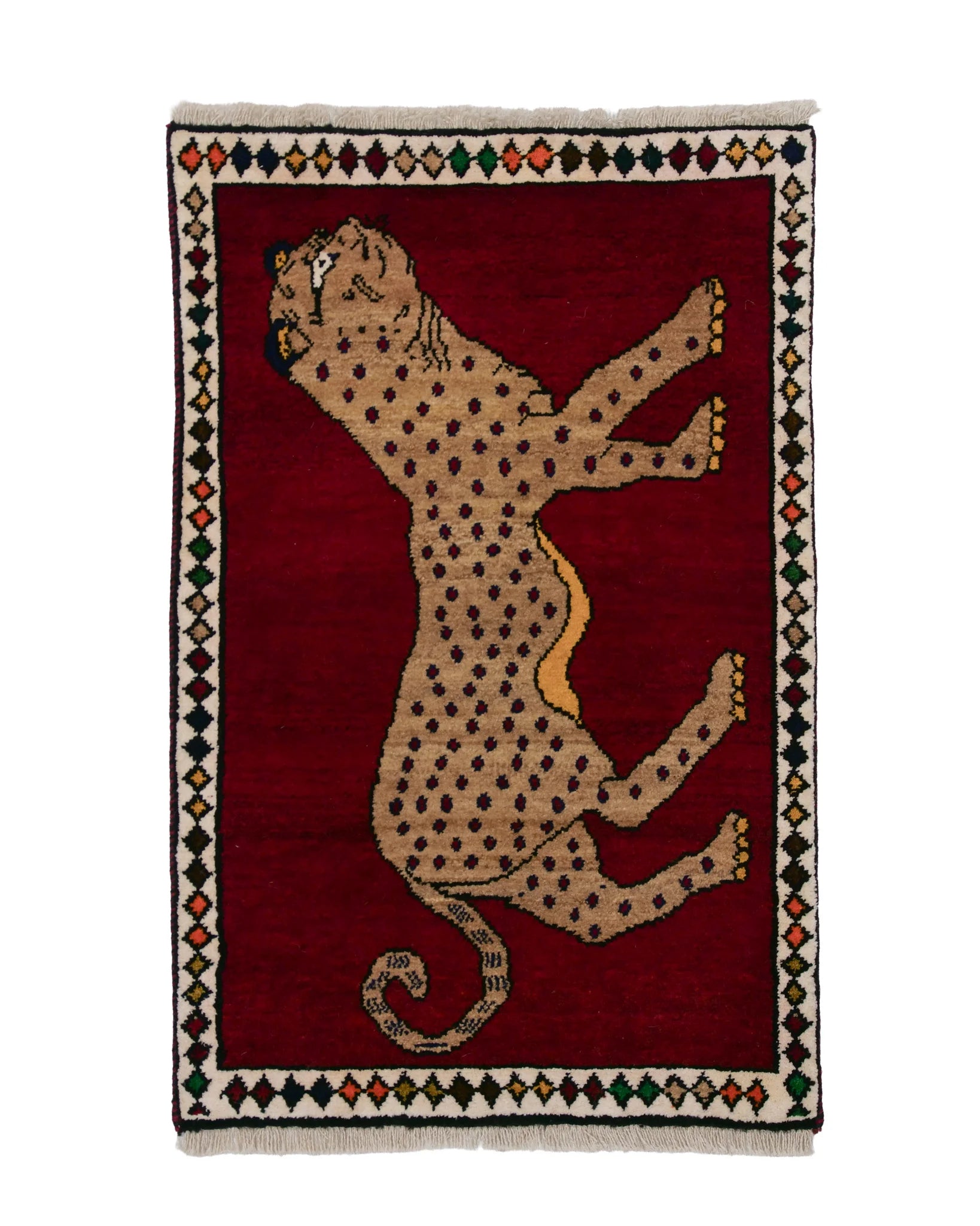 ライオンギャッベ 約65cm x 100cm |SATHI RUGS ライオンギャッベ 約65cm x 100cm |SATHI RUGS