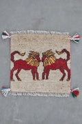 Lion Gabbeh Approx. 42cm x 44cm