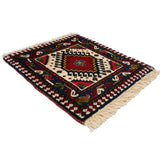 Persian carpet Yarame approx. 42cm x 45cm 