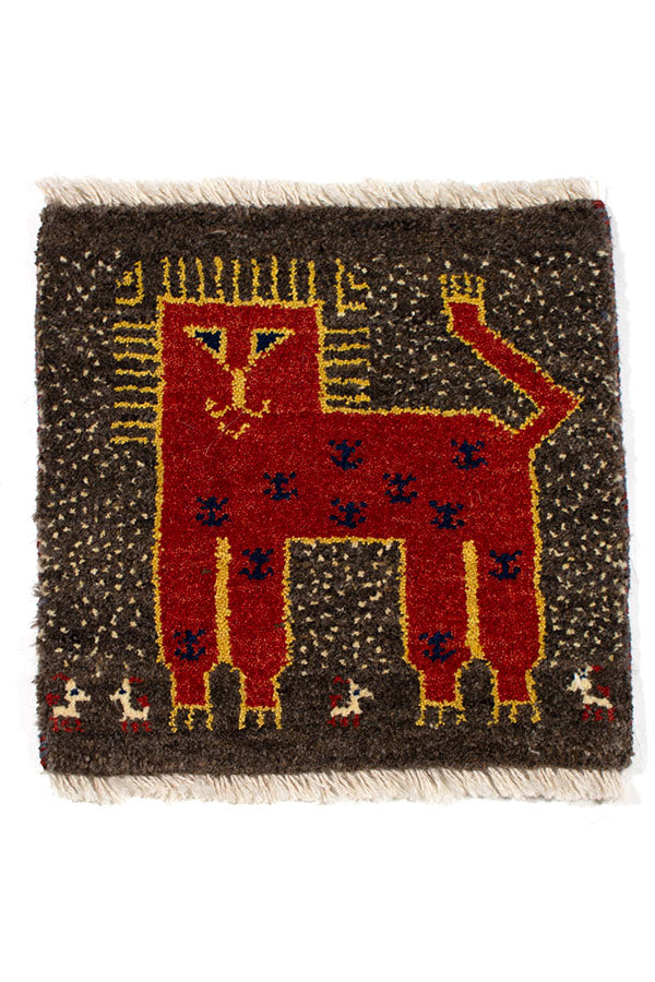 ペルシャ絨毯 ライオン