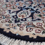 ペルシャ絨毯 円形 ナイン ウール