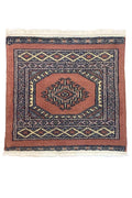 パキスタン絨毯 約38×41cm