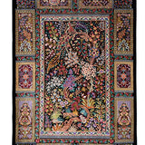 ペルシャ絨毯 クム産 シルク 約61cm x 89cm
