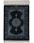 Persian Rug Qum Zarin Workshop Silk Approx. 50cm x 68cm