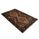 バルーチ絨毯 トライバルラグ アフガニスタン ウール 手織り 113×178cm