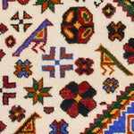 アフガニスタン絨毯 91x117cm トライバルラグ 手織り 