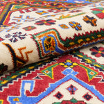 アフガニスタン絨毯 91x117cm トライバルラグ 手織り 