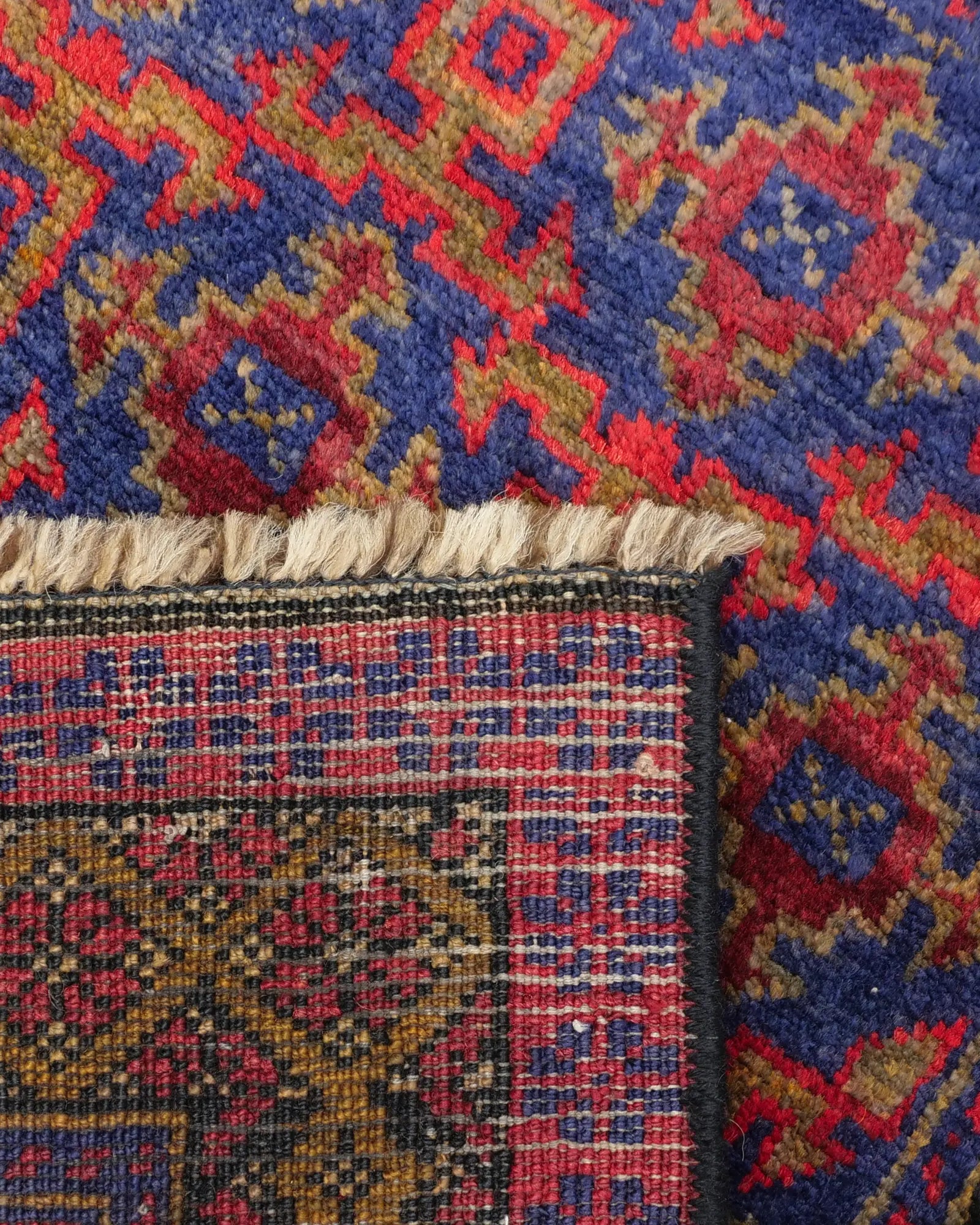 アフガニスタン絨毯 バルーチ 約75×113cm
