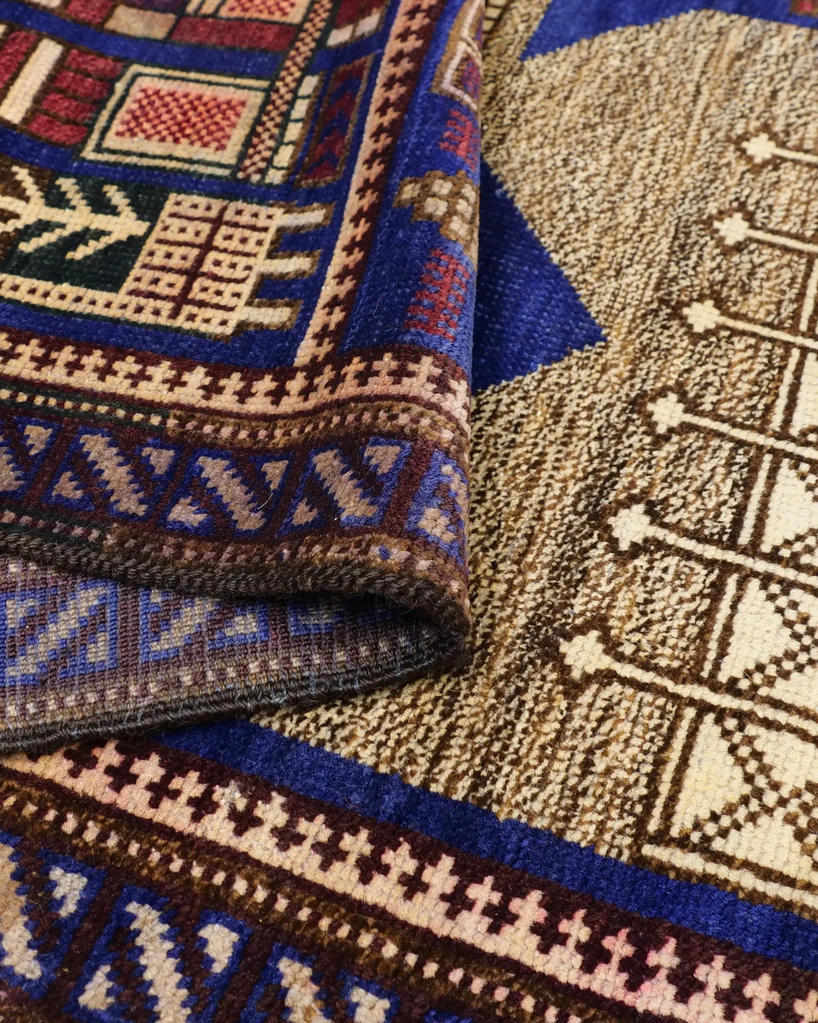 アフガニスタン絨毯 バルーチ 約83×134cm