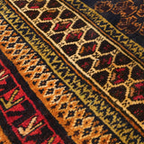 トライバルラグ アフガニスタン産 バルーチ