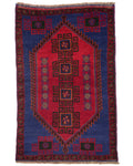 アフガニスタン絨毯 バルーチ 約92×139cm