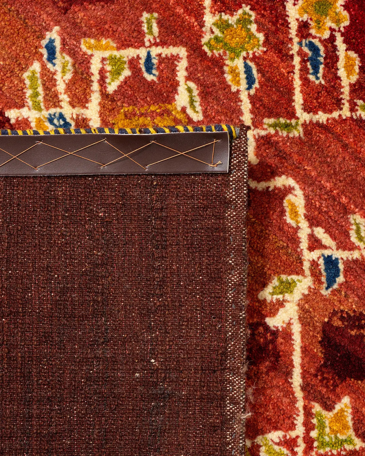 ペルシャ絨毯 シーラーズ ギャッベ 大きなザクロ柄 手織り