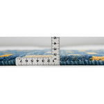 黄と白のアクセントが映えるスタイリッシュなギャッベ