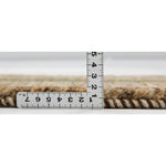 ペルシャ絨毯 ギャッベ 50x80cm 糸杉 ウール100％ 玄関マット 手織りラグ 茶色 