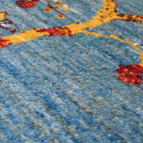 自然の息吹を感じるアートのようなウールギャッベ