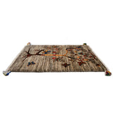 生命の象徴「ツリーオブライフ」と蝶をモチーフにしたギャッベ