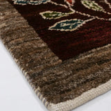 廊下用ペルシャギャッベ シーラーズ産 ウール 手織りラグ