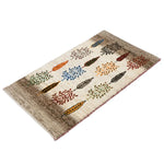 色とりどりの木が整然と並ぶ可愛いギャッベ