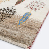 北欧風インテリアにも合う優しい雰囲気のギャッベ