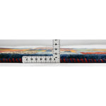 自然モチーフを抽象的に表現したでサインのギャッベの厚み