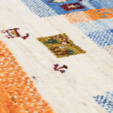 手織りの風合いが感じられる玄関マット