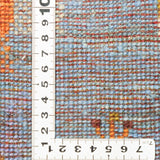 ナチュラルウールと天然染料の柔らかな風合いのギャッベの織り密度