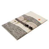 自然の風景を織り込んだアートのようなギャッベ