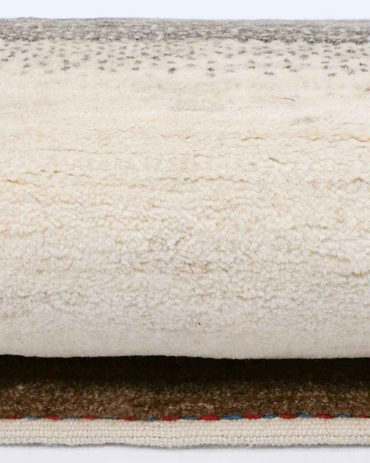 シンプルで優しい印象のギャッベ玄関マット