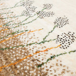 空と大地が溶け合うようなグラデーションに花穂が並ぶ玄関マット