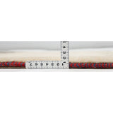 穏やかな色調で草原の風を感じさせる癒しの手織りギャッベの厚み