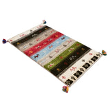 ラクダ柄のギャッベ、遊牧民の象徴的デザイン。