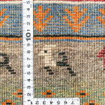 ウール手織りラグ シーラーズ産 動物モチーフ