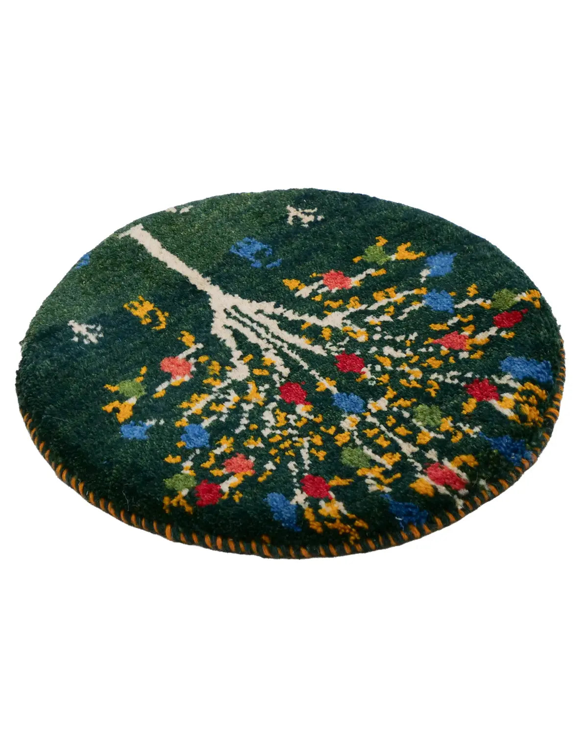 ペルシャギャッベ 約38cm x 38cm|SATHI RUGS ペルシャギャッベ 約38cm x 38cm|SATHI RUGS