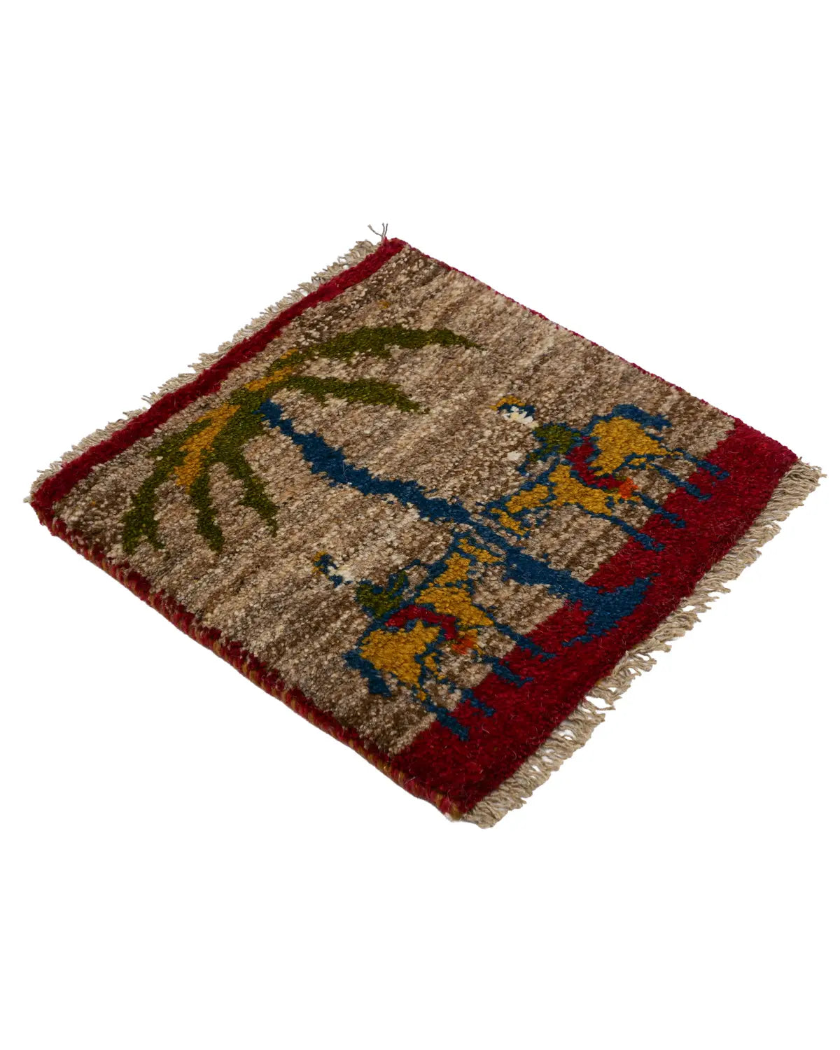 ペルシャギャッベ 約41.5cm x 43.5cm|SATHI RUGS ペルシャギャッベ 約41.5cm x 43.5cm|SATHI RUGS