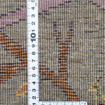 ペルシャギャッベ ブラウン系ウール絨毯 室内用