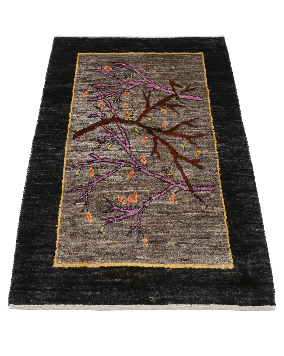 額絵のようなペルシャギャッベ ウール 手織り