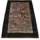 額絵のようなペルシャギャッベ ウール 手織り