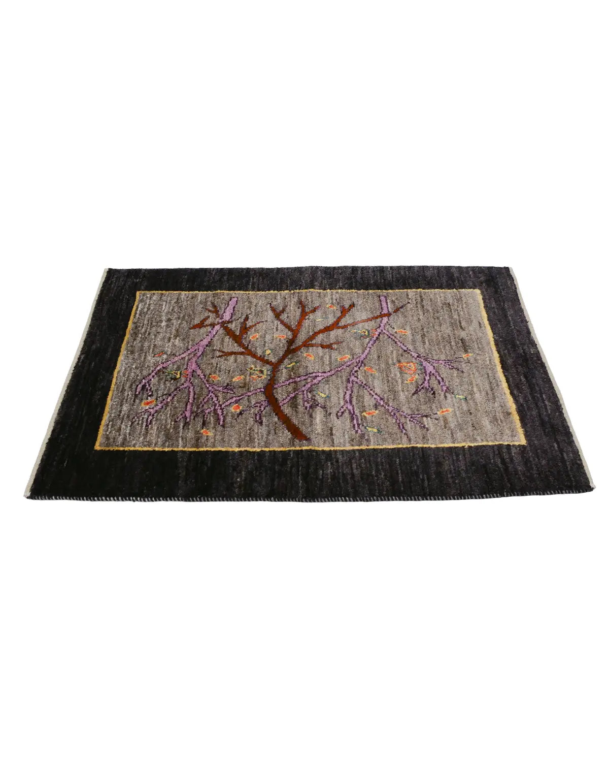 手織りペルシャラグ シーラーズ産 ギャッベ アートラグ