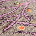 ペルシャギャッベ 手織り ウール 静けさを感じるラグ