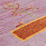 ペルシャ絨毯 ギャッベ シーラーズ ウール製 小ぶりラグ