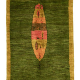 シーラーズ産ウール手織りペルシャ絨毯 ギャッベ 生命の木