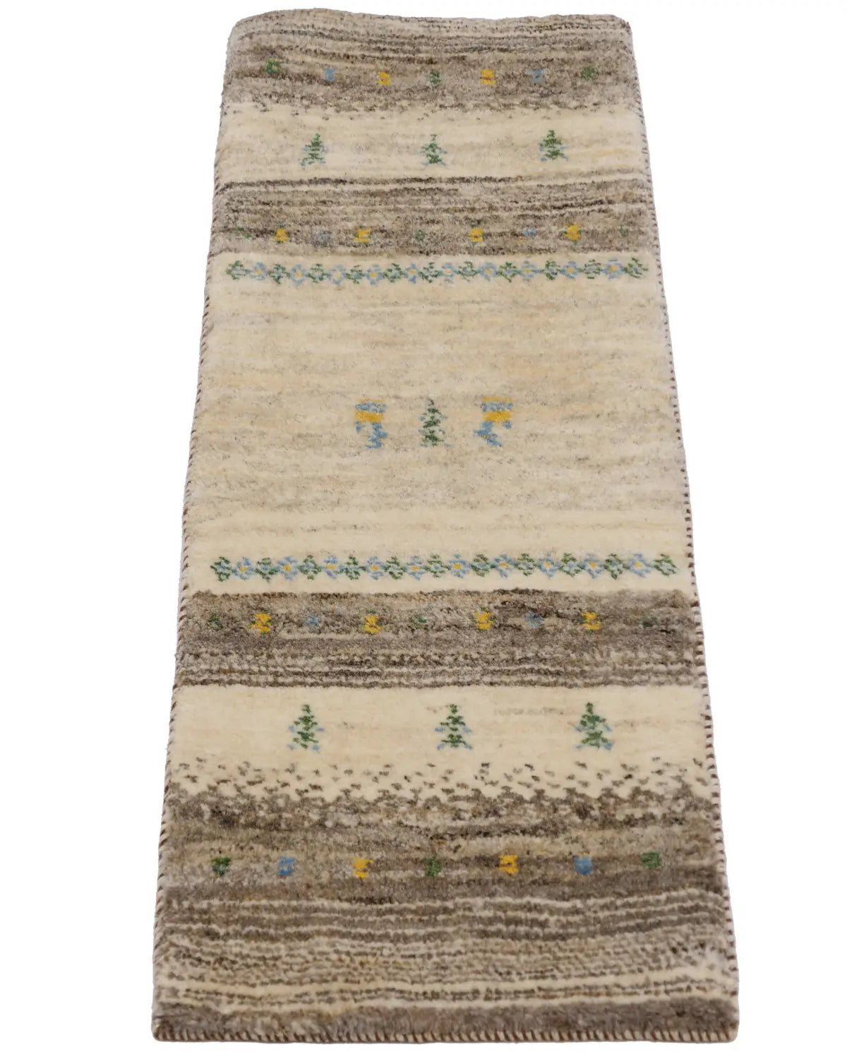 ギャッベラグ ランナー ナチュラルカラー ペルシャ絨毯