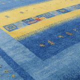 高密度で織り上げられたギャッベ ファイン、素足でも心地よいウールラグ