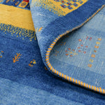 シーラーズ地方で織られたギャッベ ファイン、約1.6cm厚のウール絨毯