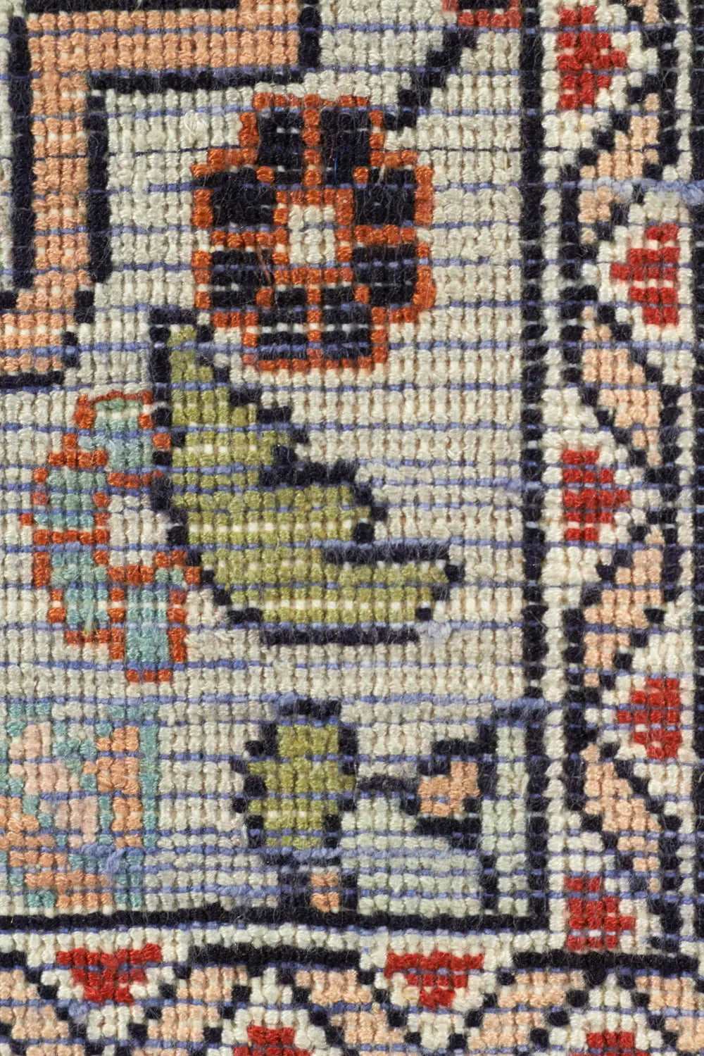 カシミール絨毯 シルク 約60cm x 91cm|SATHI RUGS カシミール絨毯 シルク 約60cm x 91cm|SATHI RUGS