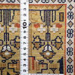 カシミールシルク 155x222cm 手織り絨毯 ヴィンテージ