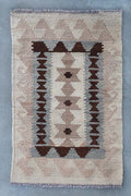 Natural Kilim Approx. 52cm x 77cm